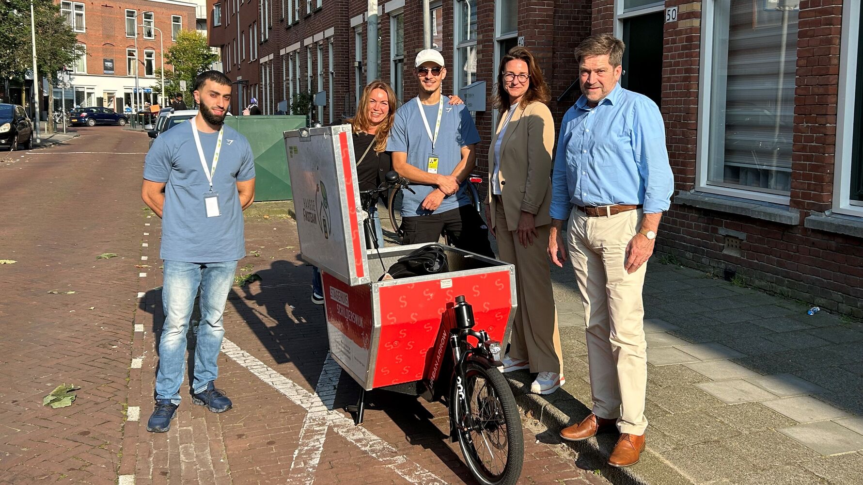 Fixteam van Behaaglijker Wonen met collega's van Arcade
