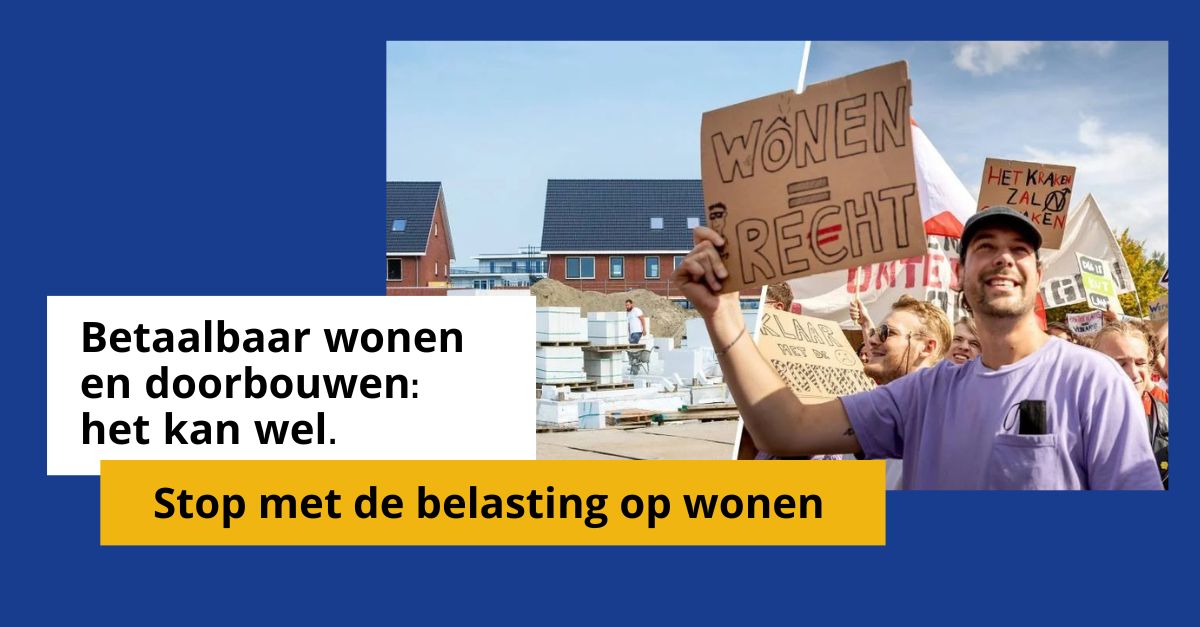 stop de strafbelasting op wonen