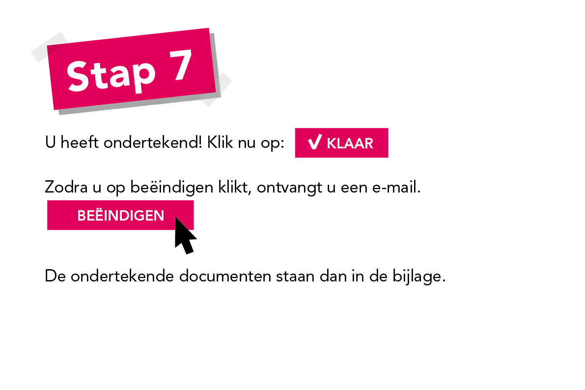 Stap 8 online ondertekenen Elkien
