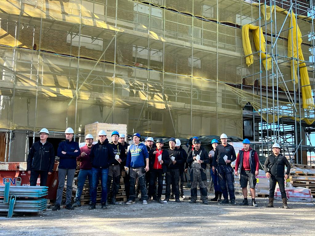 Medewerkers op de bouw in 's-hertogenbosch